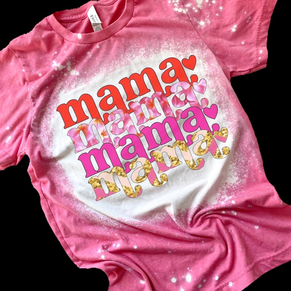 Mama bleached tshirt